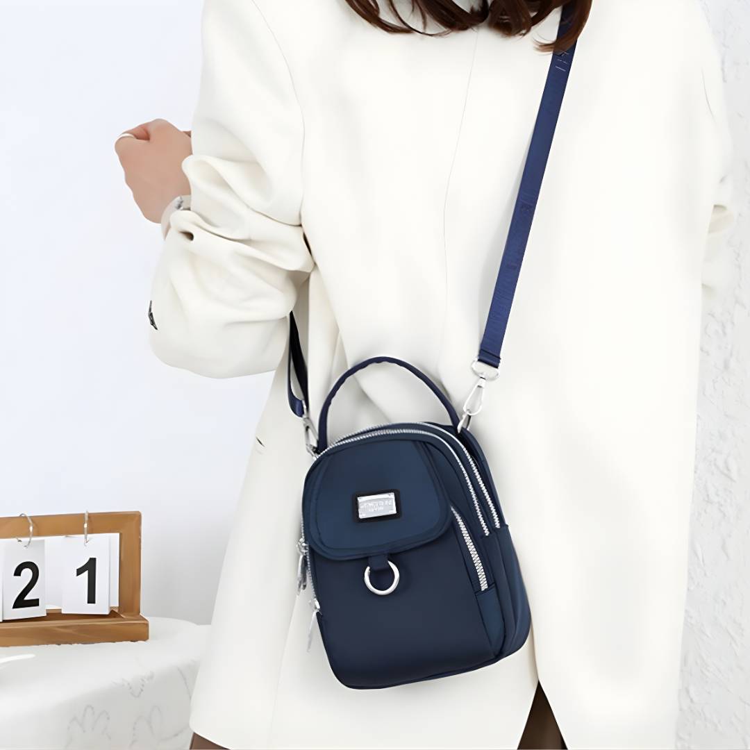 Lightweight waterproof shoulder bag for commuters