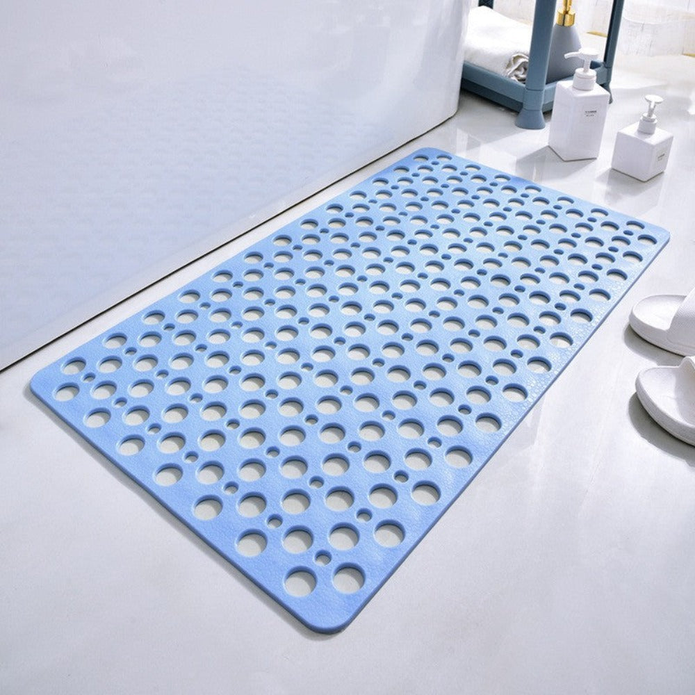 Bathroom shower mat preventing slipping