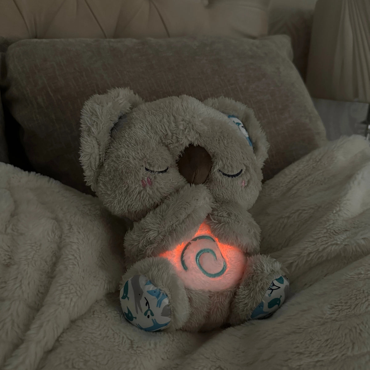 Anxiety relief plush toy designed to promote calm and restful sleep