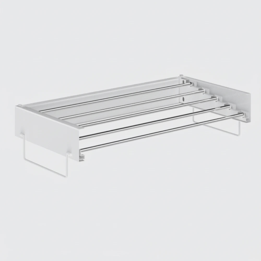 ProFold wall mounted drying rack folded out