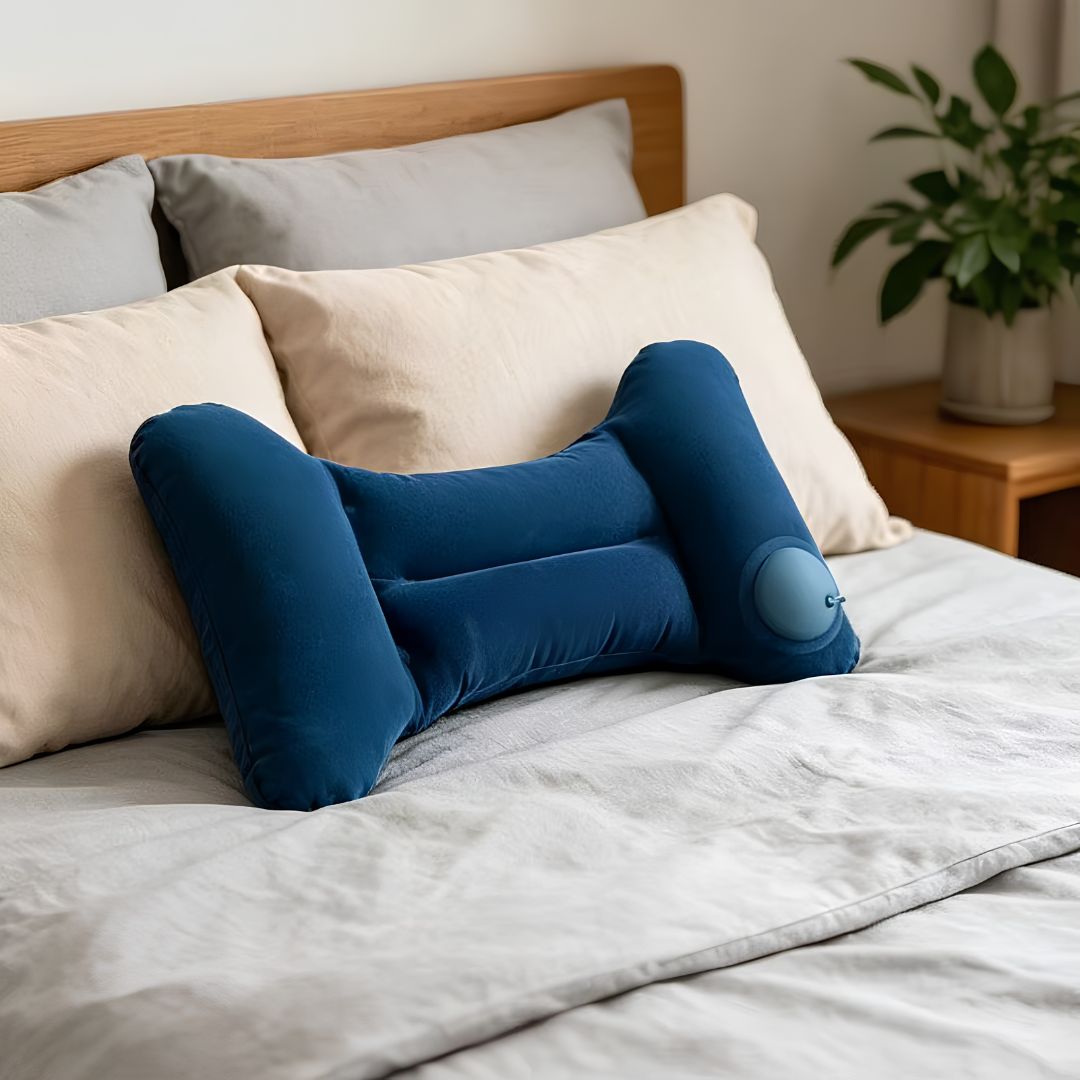 Inflatable Travel Back Pillow - Simplify. Australia