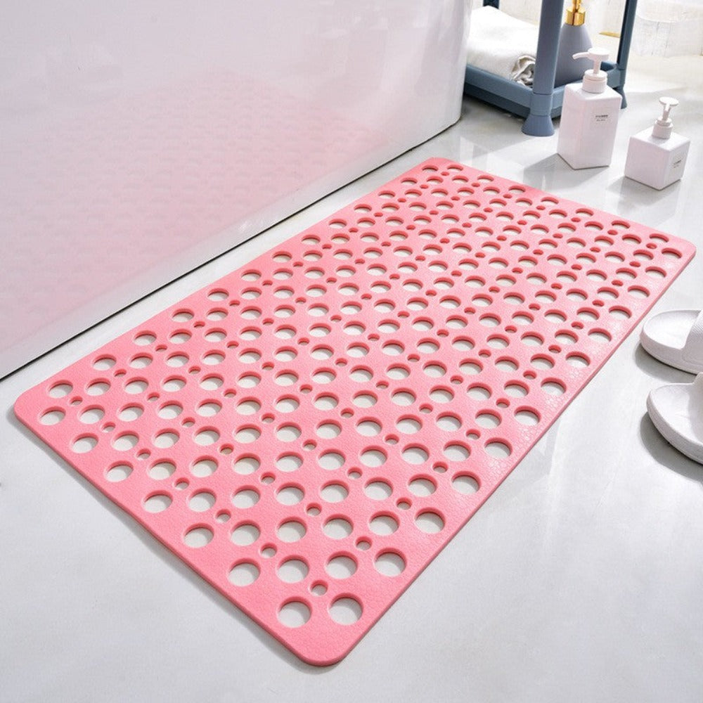 Shower safety mat for clean hygienic showers