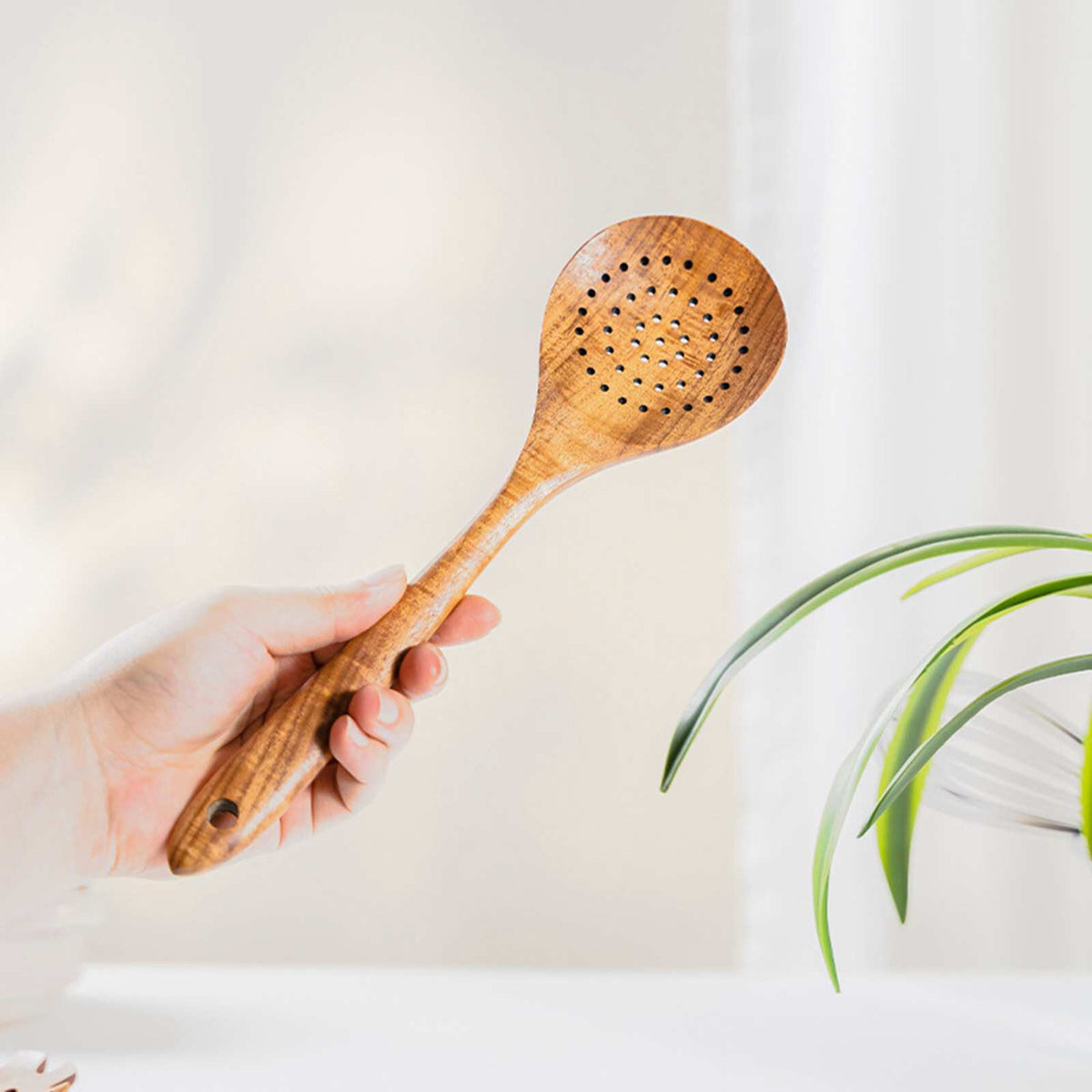 Wooden cooking tools gentle on non stick pans