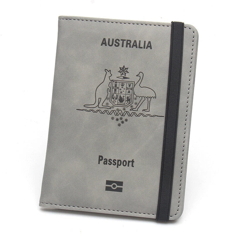 Travel wallet with RFID blocking to protect passport and credit cards