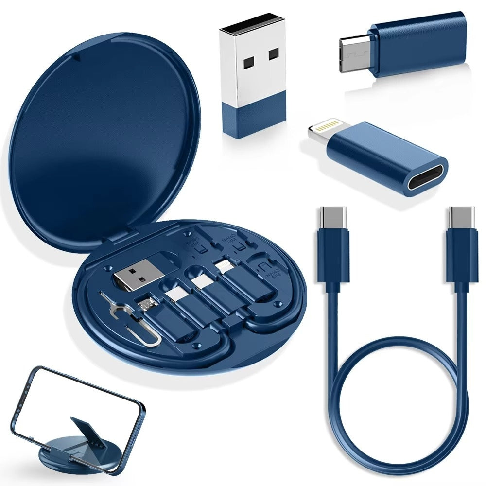 Compact multi-charging accessory for travel