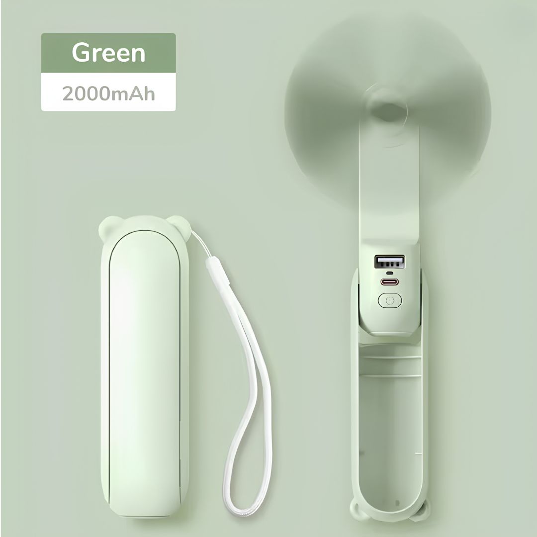 Best portable fan Australia folds flat fits in pocket