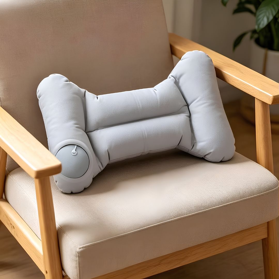 Inflatable Travel Back Pillow - Simplify. Australia