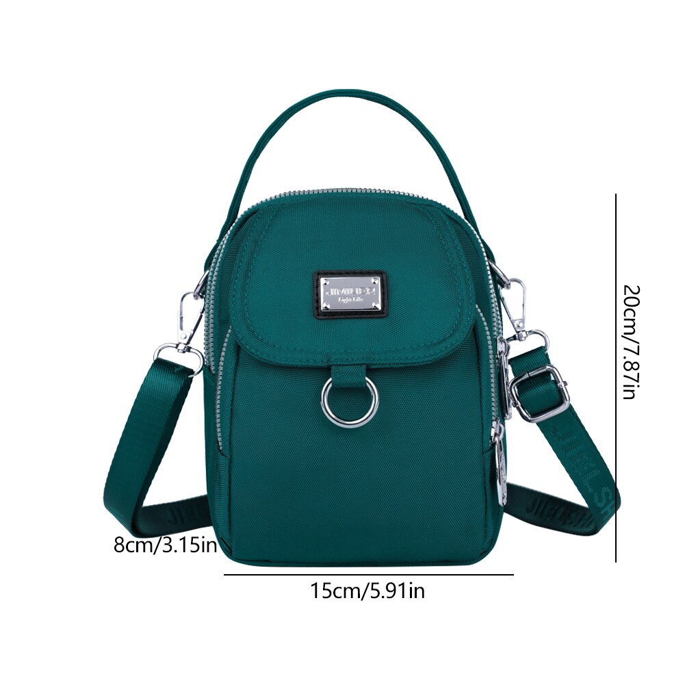 Airport commuter rain-safe crossbody shoulder bag
