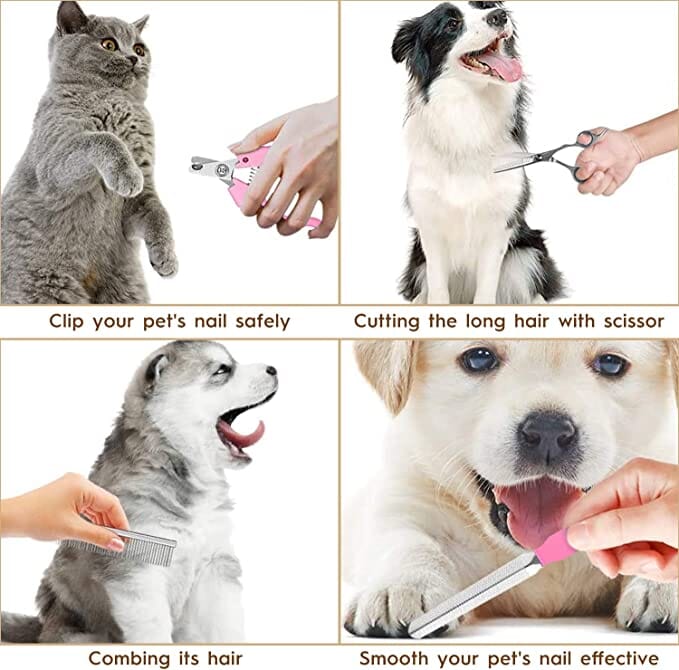 USB Rechargeable Pet Clipper with Accessories


