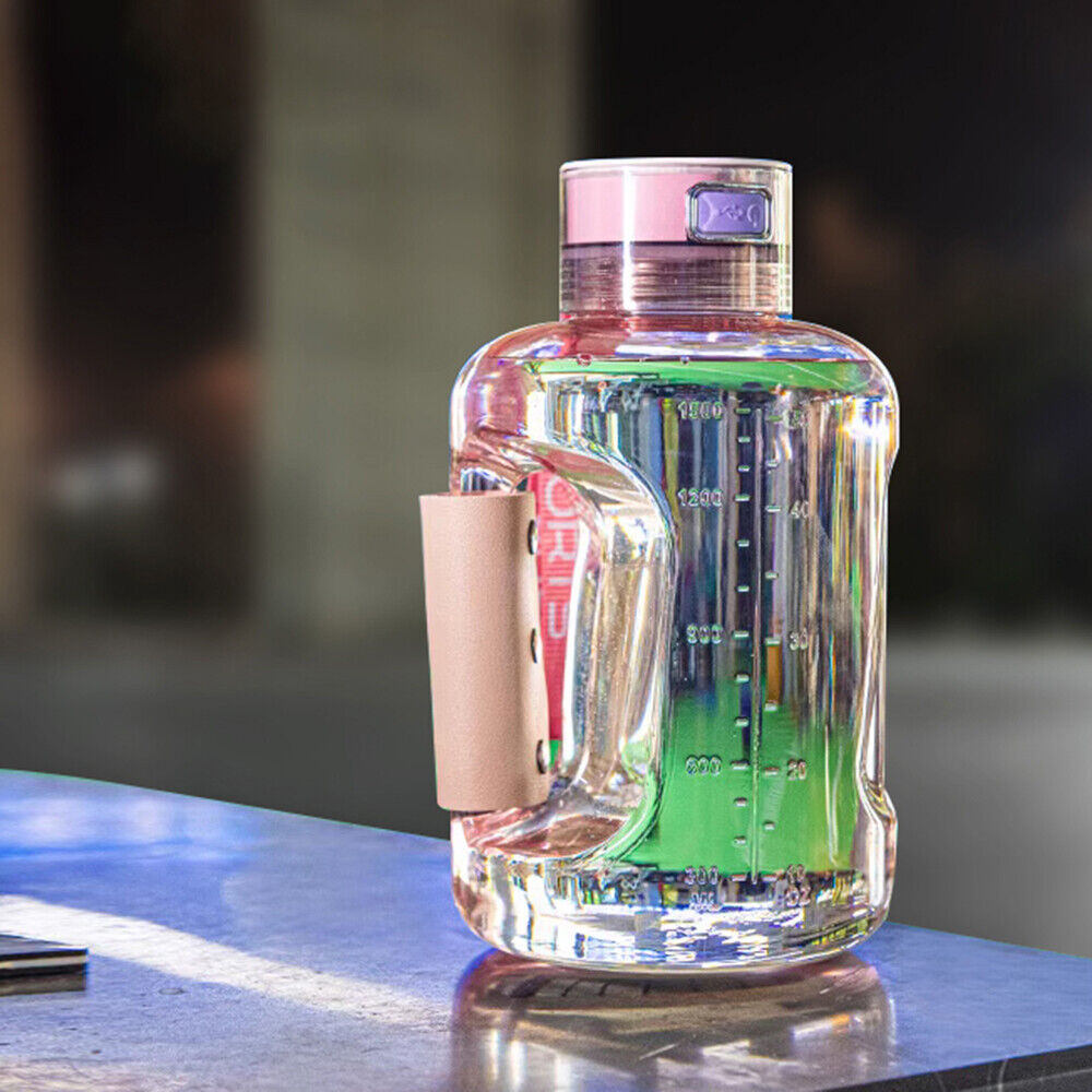 LifePure wellness water bottle on yoga mat

