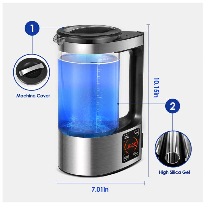 Hydrogen-rich water for clearer skin and better hydration


